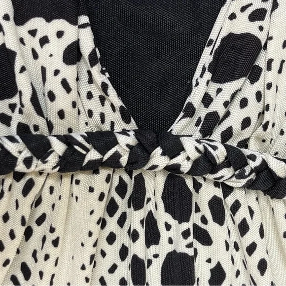 Vivienne Tam Silk Plunge Dress Size Small